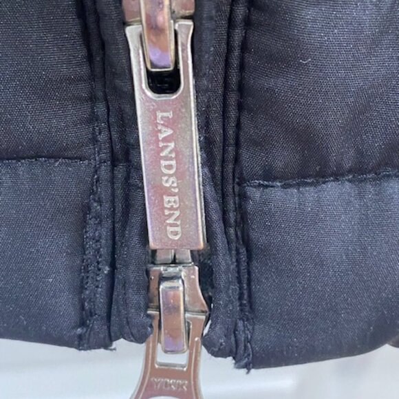 Lands End Women's Winter Coat Size Small 6-8 Black - Picture 8 of 8